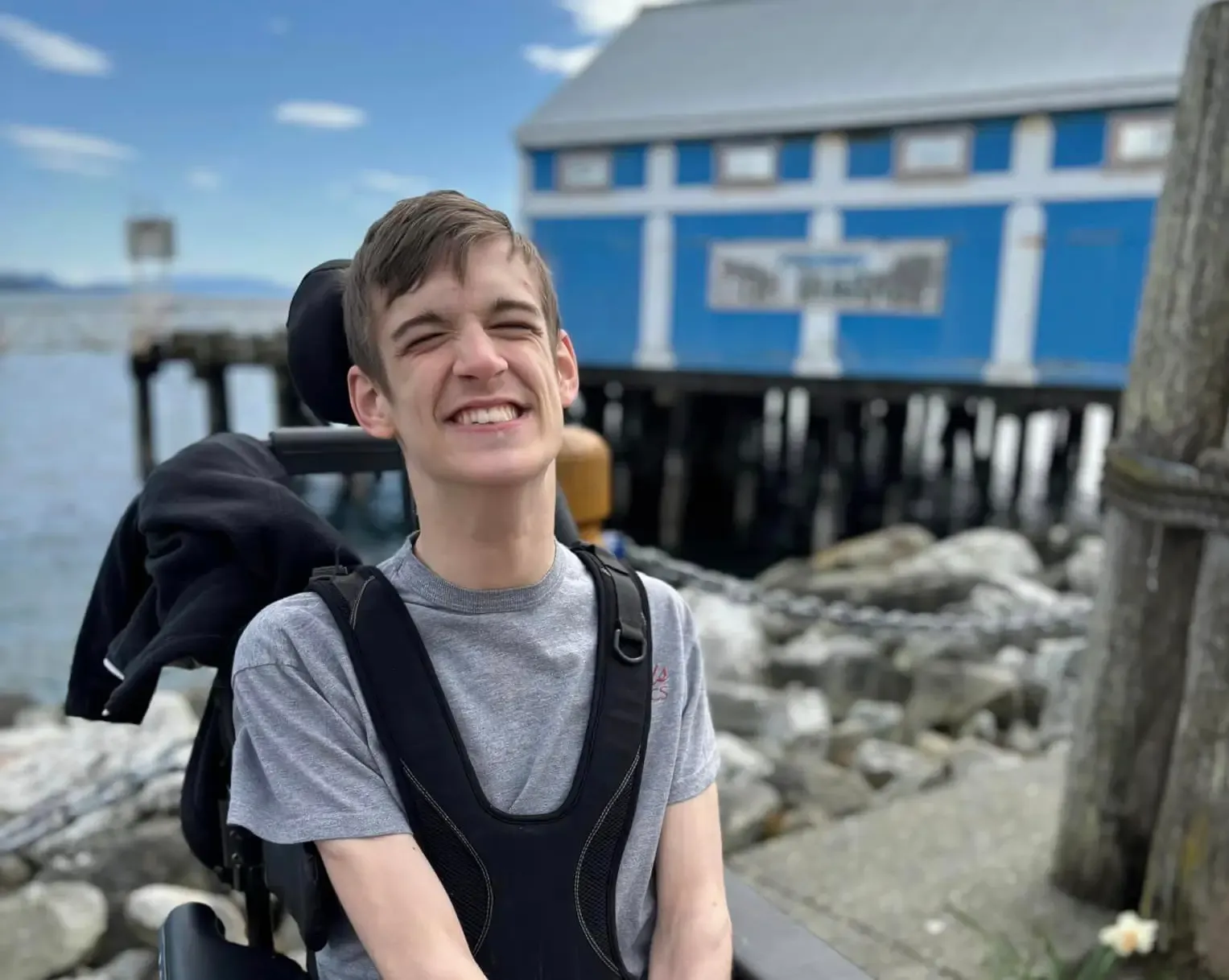 me at the Sidney pier